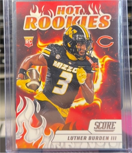 2025 Panini Score #4 Luther Burden III Hot Rookies — front