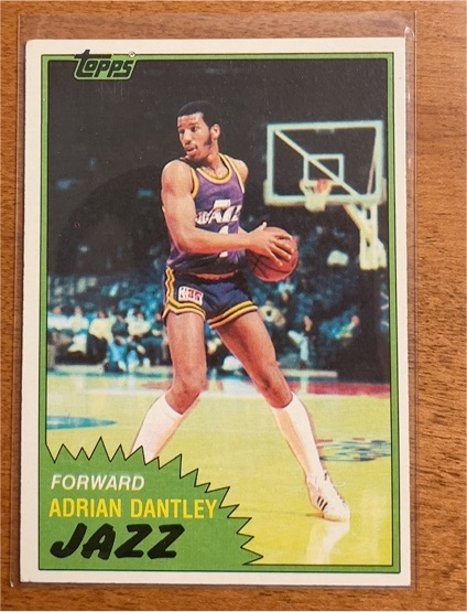 1981-82 Topps #40 Adrian Dantley — front