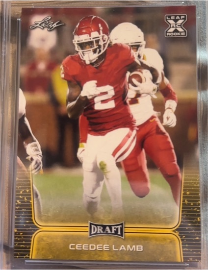 2020 Leaf Draft #06 CeeDee Lamb — front