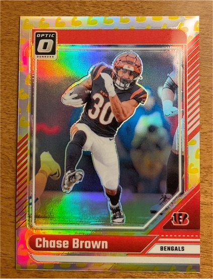 2024 Donruss Optic #41 Chase Brown — front