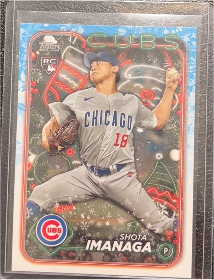 2024 Topps Holiday #H84 Shota Imanaga — front