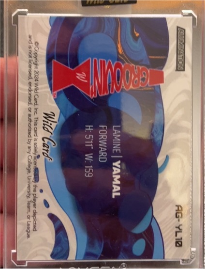 2024 Wild Card Groovin #AG-YL10 Lavine Yamal — front