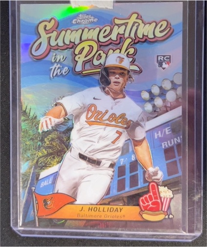 2024 Topps Chrome Summertime in the Park #SITP-8 Jackson Holliday — front