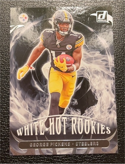 2022 Panini Donruss #WHR-8 George Pickens White Hot Rookies — front