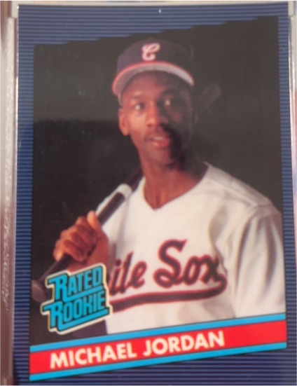 1990 Fun City #NNO Michael Jordan Rated Rookie Chicago White Sox — front