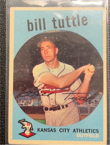 1959 Topps #459 Bill Tuttle — front