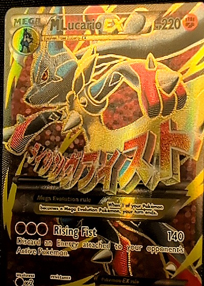 2014 Pokémon Furious Fists #55a/111 Mega Lucario EX — front