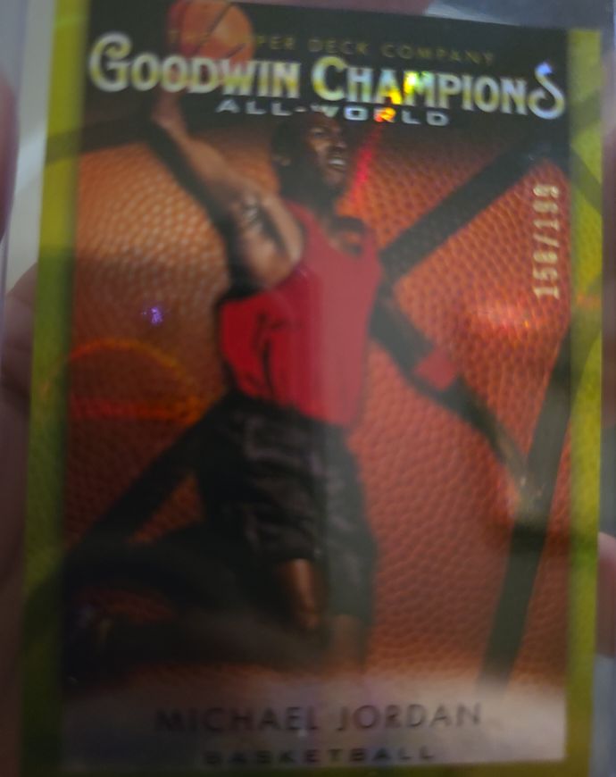 2021 Upper Deck Goodwin Champions #GB-1 Michael Jordan All-World — front
