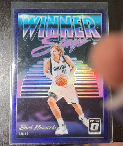 2018-19 Panini Donruss Optic #3 Dirk Nowitzki Winner Stays — front