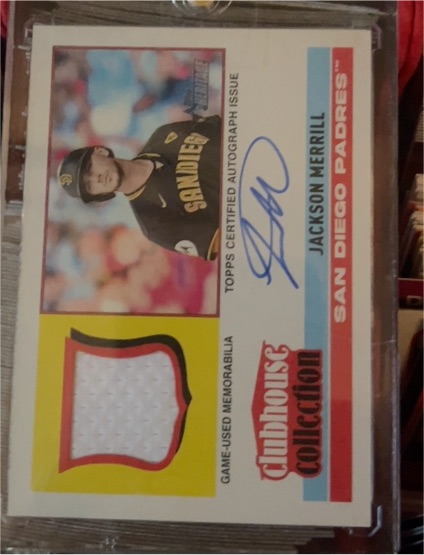 2025 Topps Heritage #CCAR-JME Jackson Merrill Clubhouse Collection — front