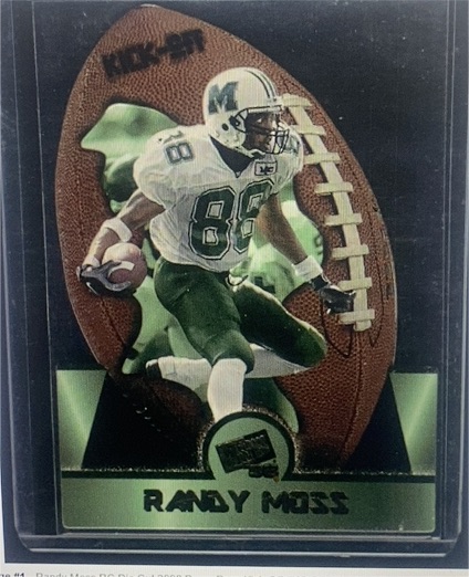 1998 Press Pass Kick-Off #KO5 Randy Moss Rookie — front