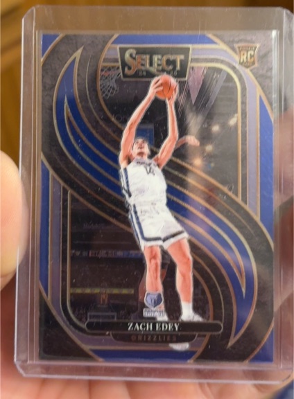 2024-25 Panini Select #192 Zach Edey Memphis Grizzlies — front