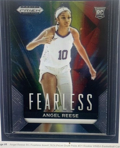 2024 Panini Prizm Draft Picks #21 Angel Reese Fearless — front
