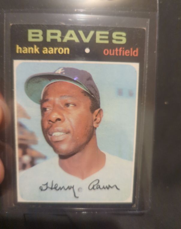 1971 Topps #400 Hank Aaron — front