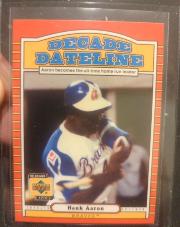 2001 Upper Deck Decade 1970's #122 Hank Aaron — front