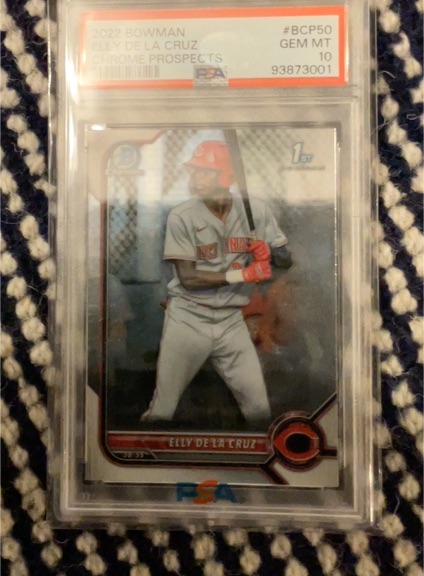 2022 Bowman Chrome Prospects #BCP-50 Elly De La Cruz — front