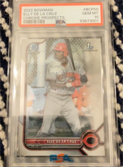 2022 Bowman Chrome Prospects #BCP50 Elly De La Cruz — front