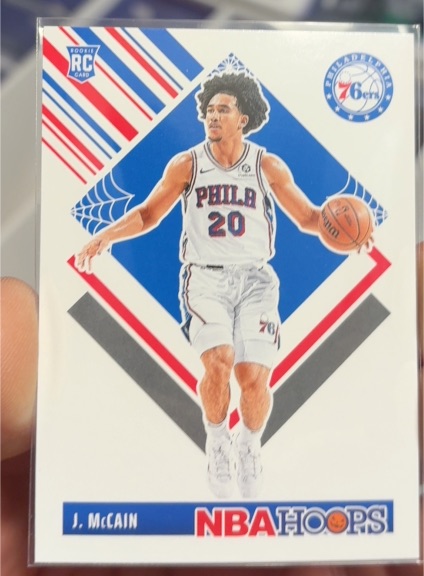 2024-25 Panini NBA Hoops Haunted Hoops #296 J. McCain — front