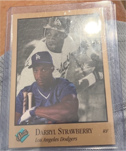 1992 Leaf Studio Baseball #50 Darryl Strawberry — front