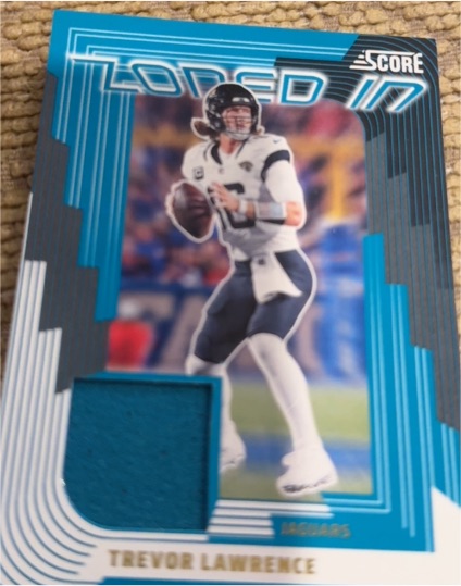 2025 Score Zoned In Trevor Lawrence — front