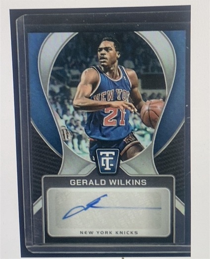 2024-25 Panini Totally Certified Signatures #TCS-WIL Gerald Wilkins — front