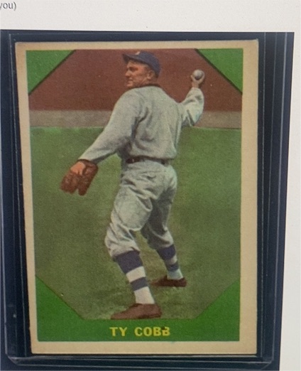 1960 Fleer #42 Ty Cobb — front