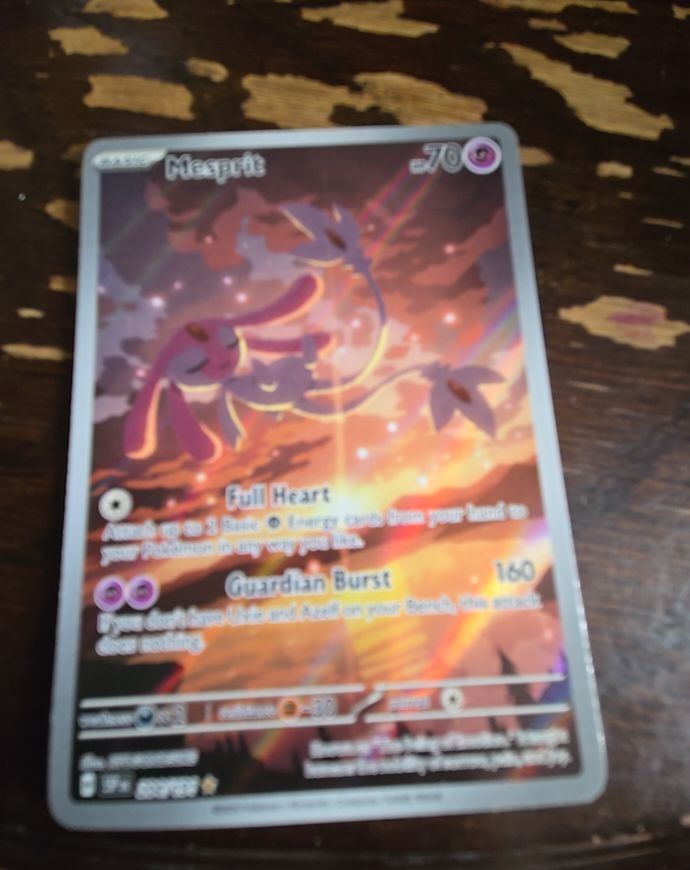 2024 Pokemon Surging Sparks #204 Mesprit Illustration Rare — front