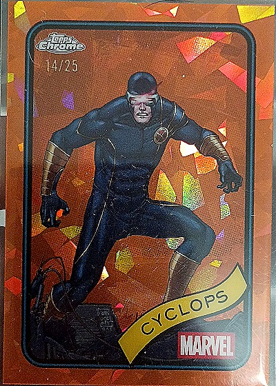 2025 Topps Chrome Marvel #107 Cyclops — front