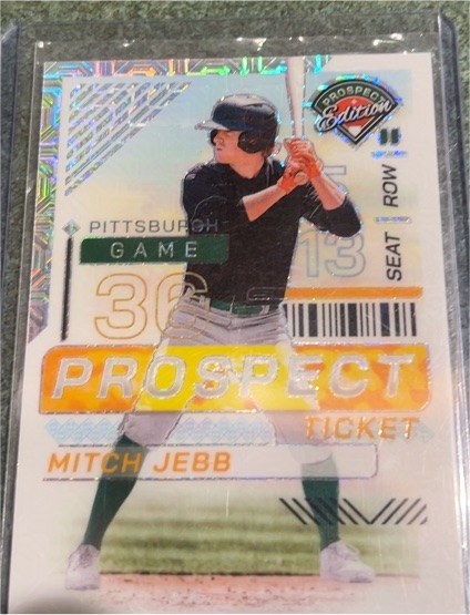 2024 Panini Prospect Edition #36 Mitch Jebb — front