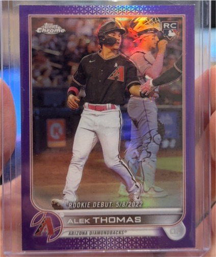 2022 Topps Chrome Update #USC122 Alek Thomas — front