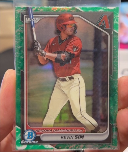2024 Bowman Chrome Prospects #BCP-34 Kevin Sim — front