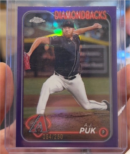 2024 Topps Chrome Update Series #USC139 A.J. Puk — front