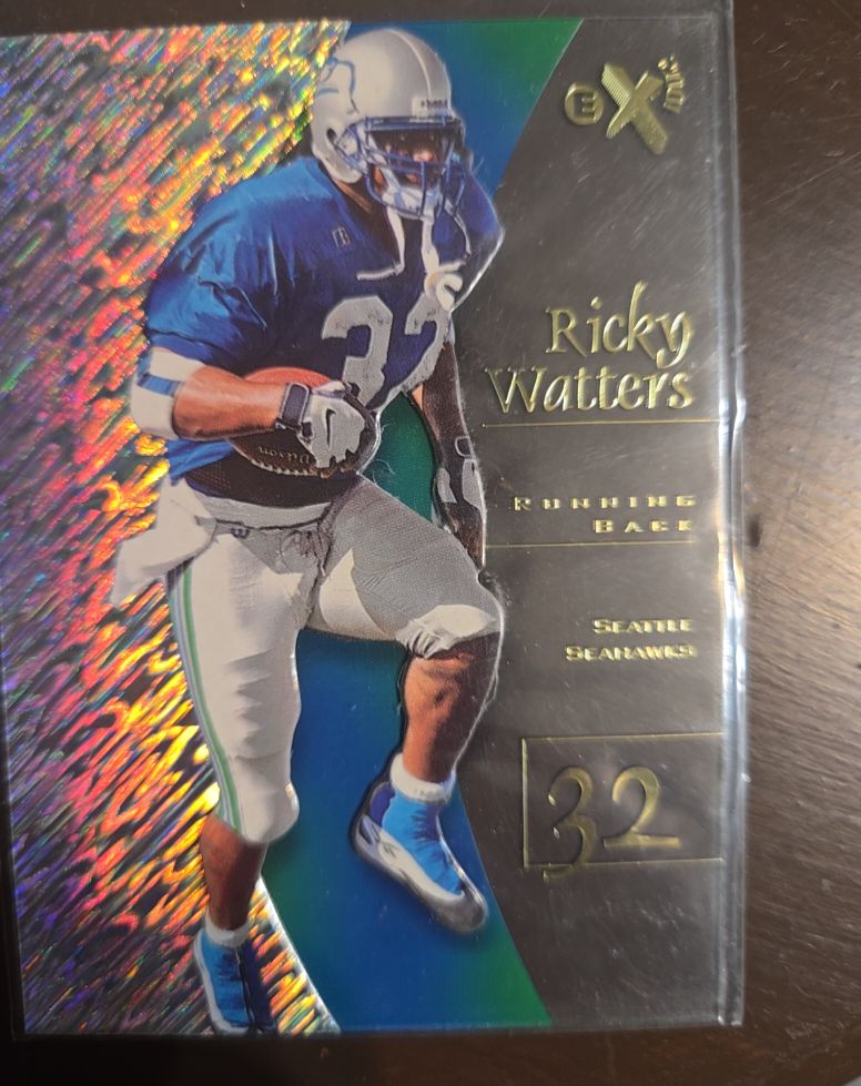 1998 SkyBox E-X2001 #22 Ricky Watters — front