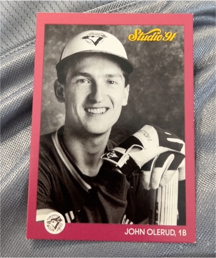 1991 Studio #136 John Olerud Toronto Blue Jays — front