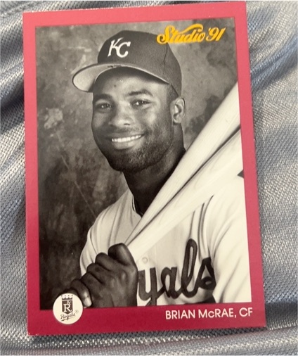 1991 Leaf Studio #68 Brian McRae — front