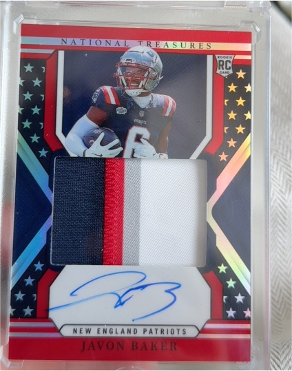 2024 Panini National Treasures #RC Javon Baker — front