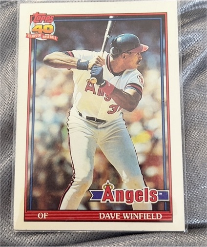1991 Topps #630 Dave Winfield — front