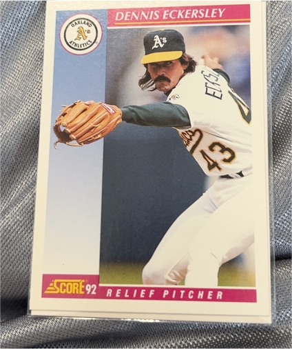1992 Score #190 Dennis Eckersley — front