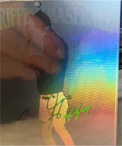1992 Lime Rock Hologram #1 Ken Griffey Jr — front