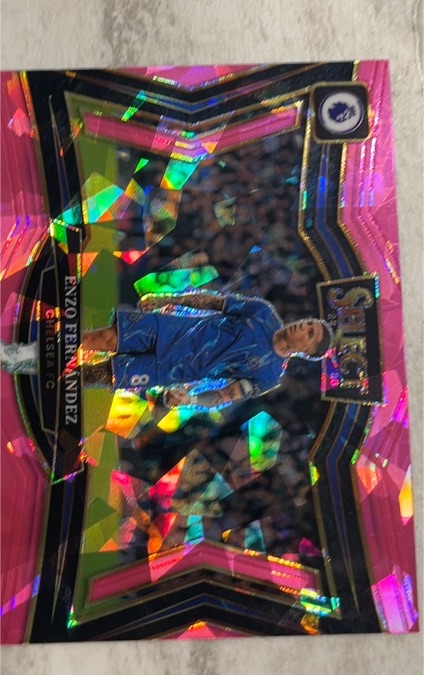2024 Panini Select Premier League Field Level Pink Ice Enzo Fernandez — front