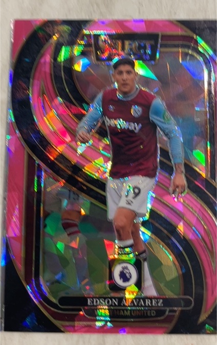 2024 Panini Select Premier League Edson Alvarez Pink Ice — front