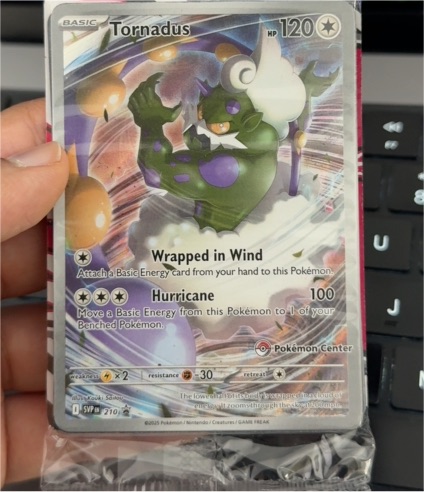 2025 Pokémon Center #210 Tornadus — front