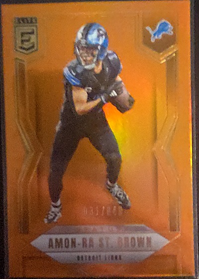 2025 Donruss Elite #9 Amon-Ra St. Brown — front