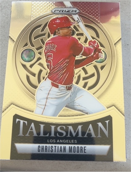 2025 Panini Prizm #2 Christian Moore Talisman — front