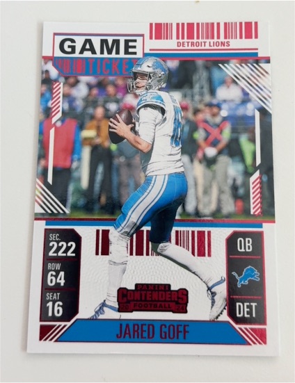 2024 Panini Contenders #31 Jared Goff — front