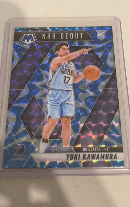 2024-25 Panini Mosaic #265 Yuki Kawamura NBA Debut Rookie — front