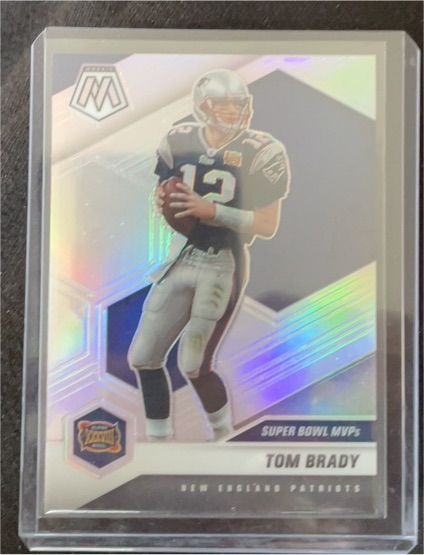 2021 Panini Mosaic #282 Tom Brady Super Bowl MVP Patriots — front