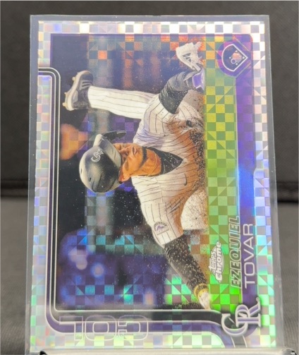 2025 Topps Chrome #154 Ezequiel Tovar — front