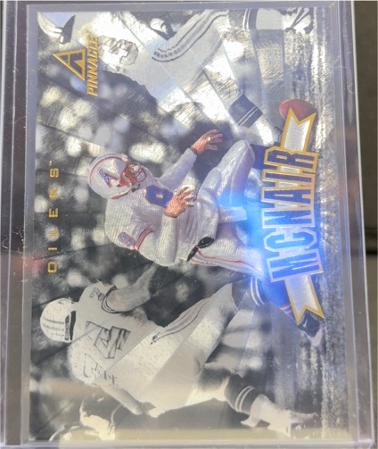 1997 Pinnacle Trophy Collection #P40 Steve McNair — front