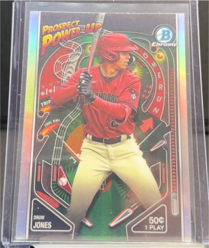 2024 Bowman Chrome #PP-4 Druw Jones Prospect Power-Up — front
